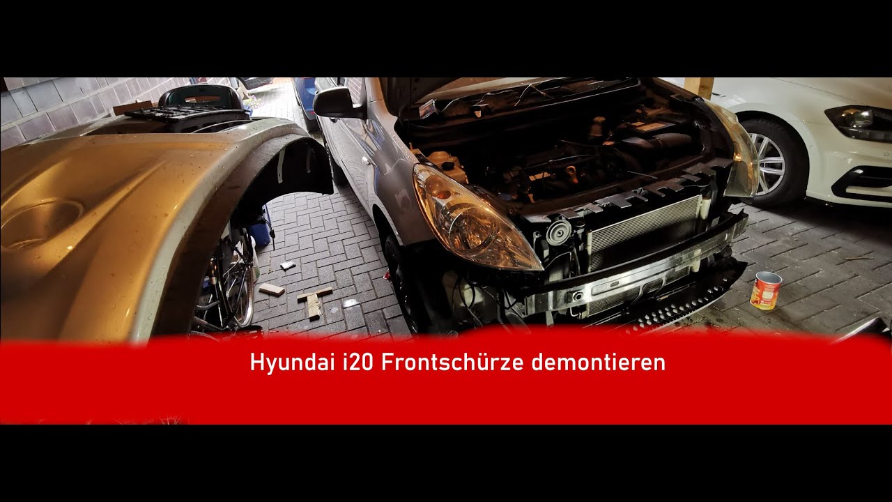 Hyundai i20 1.2l // Frontsch&uuml;rze demontieren