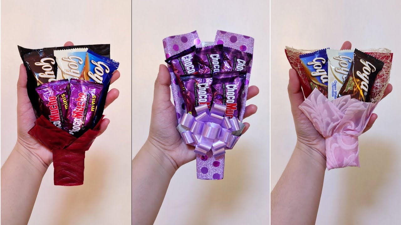 DIY CUTE SIZE CHOCOLATE BOUQUET