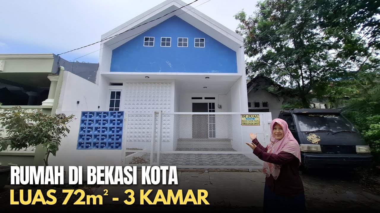 JUAL MURAH RUMAH MINIMALIS 3 KAMAR LUAS 72 METER DI BEKASI KOTA SIAP HUNI BEBAS BANJIR