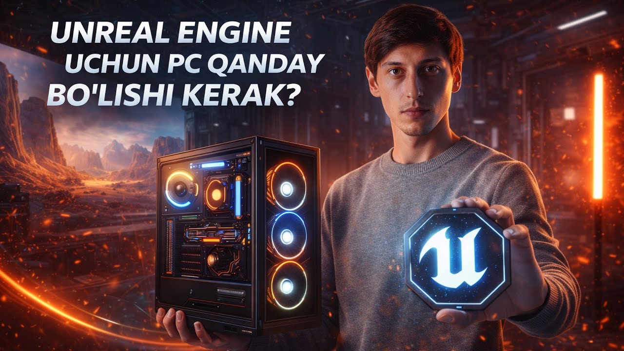 Unreal Engine uchun qaysi PC kerak?
