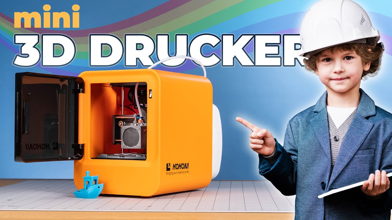 KOKONI EC2 | Kleiner 3D-Drucker für Kinder? (Sicher? Einfach?)