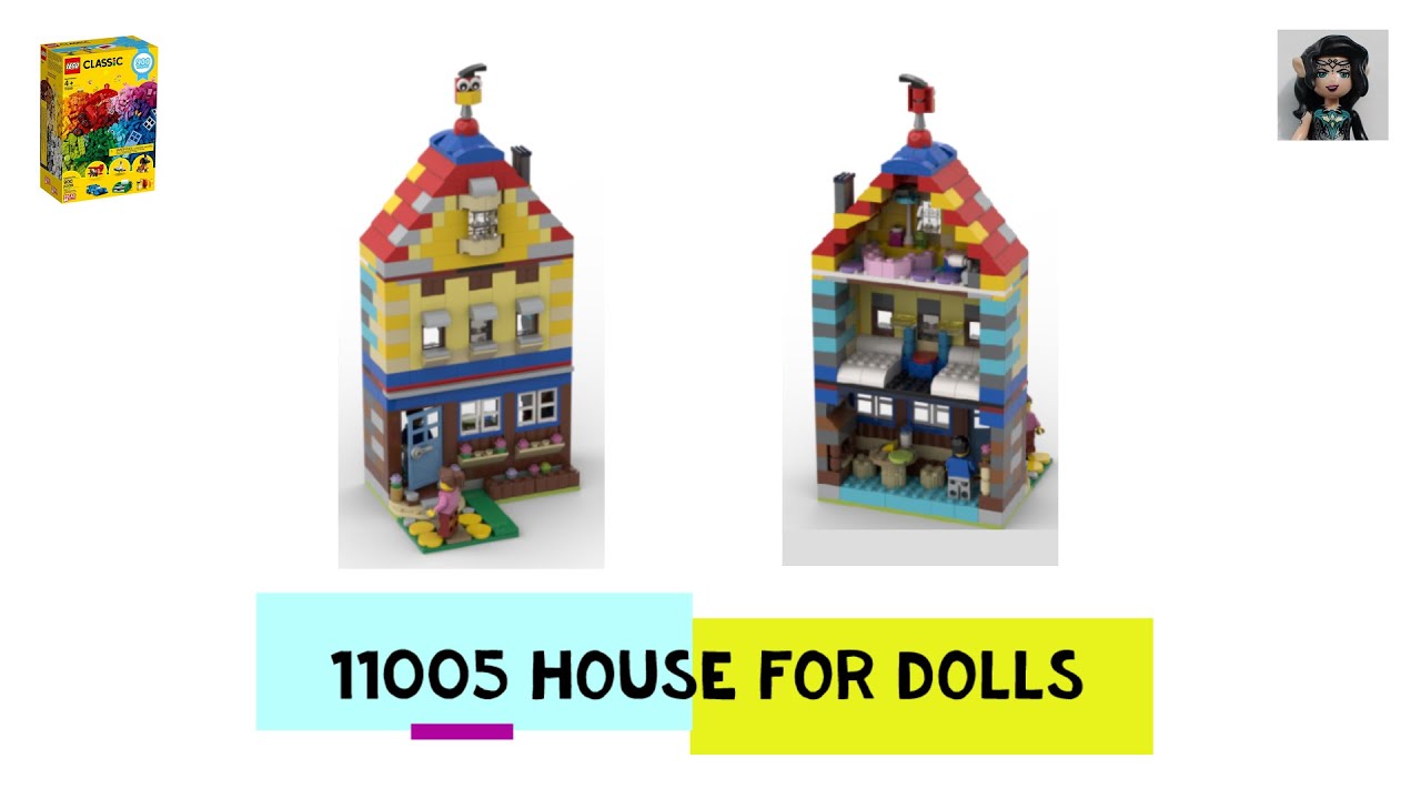 DOLL HOUSE 🏠 Lego classic 11005 ideas How to build