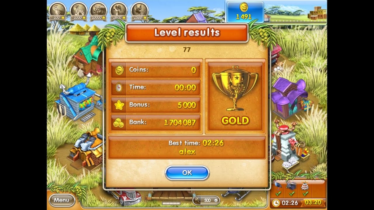 Farm Frenzy 3 only GOLD (level 77) playthrough Веселая ферма 3 (уровень 77) Золото