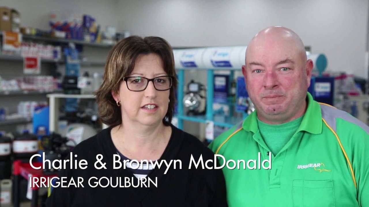 Irrigear Goulburn - Charlie and Bronwyn McDonald