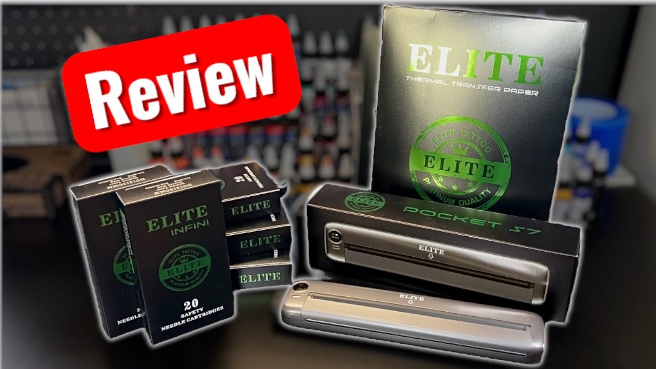 Elite Pocket S7 Thermal Stencil Printer And Infini Cartridge Needles Review