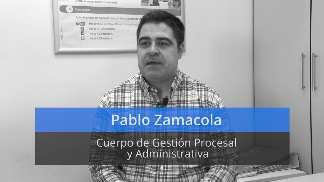 Oposiciones Gestión Procesal y Administrativa - Pablo, alumno MasterD
