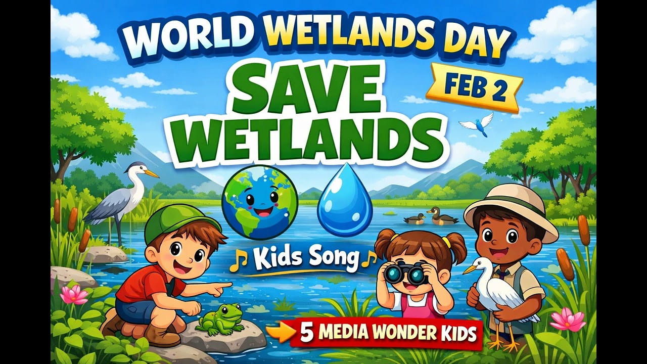 SAVE WETLANDS | Kids Song | WORLD WETLANDS DAY FEF 2