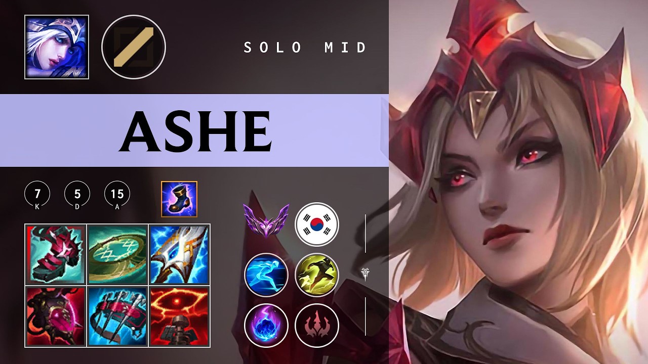 Ashe Mid vs Zoe - KR Master Patch 26.03