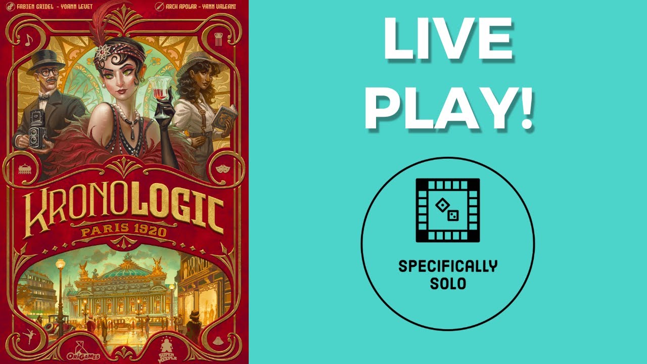 Kronologic: Paris 1920 - Live Solo Play!