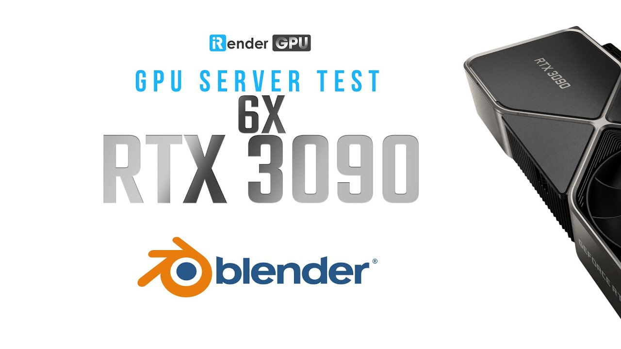 Powerful Blender Render Farm - Cycles Render with 6 x RTX 3090 | iRender Cloud Rendering