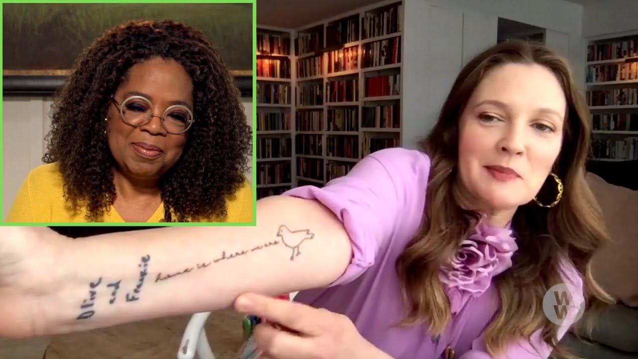Oprah w/ Drew Barrymore on Balance, Motherhood, & Her New Tattoo