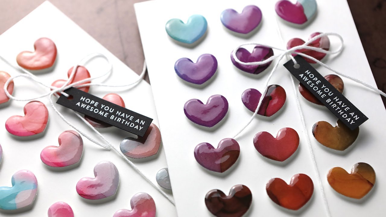 SUPER Glossy Repeated Hearts with Perfect Placement