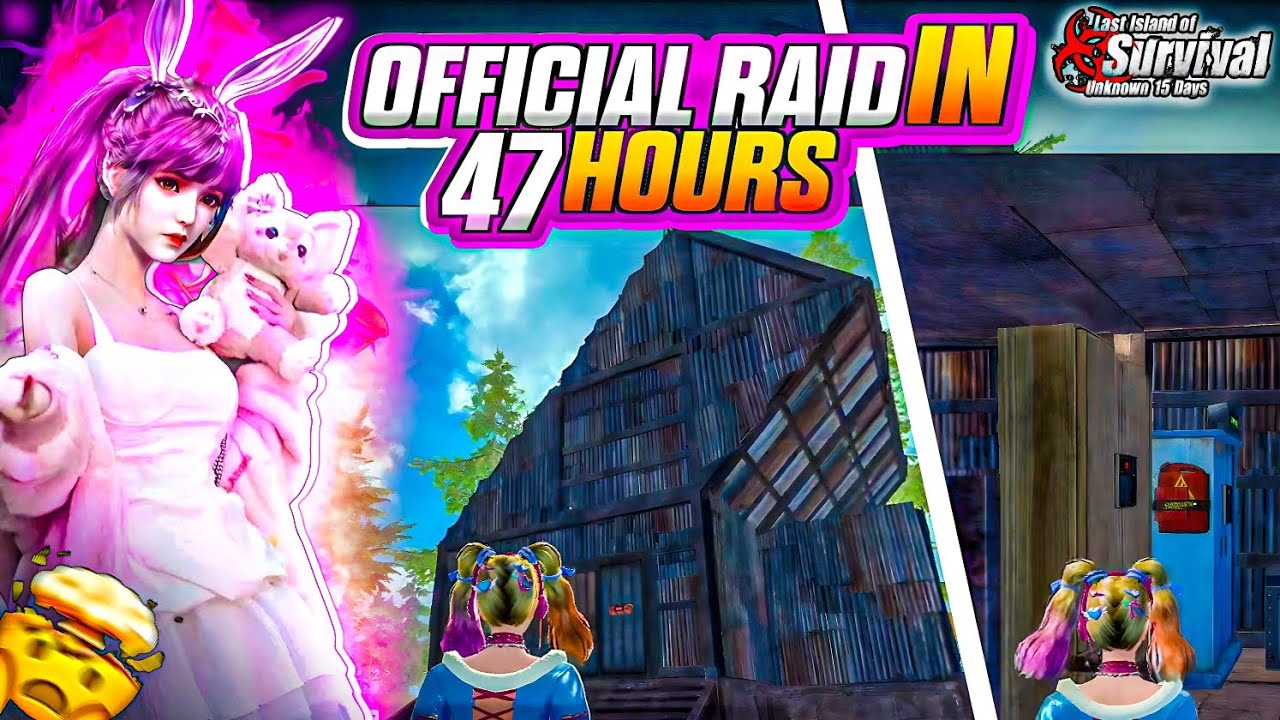 Official raid time on part 2 in last island of Survival