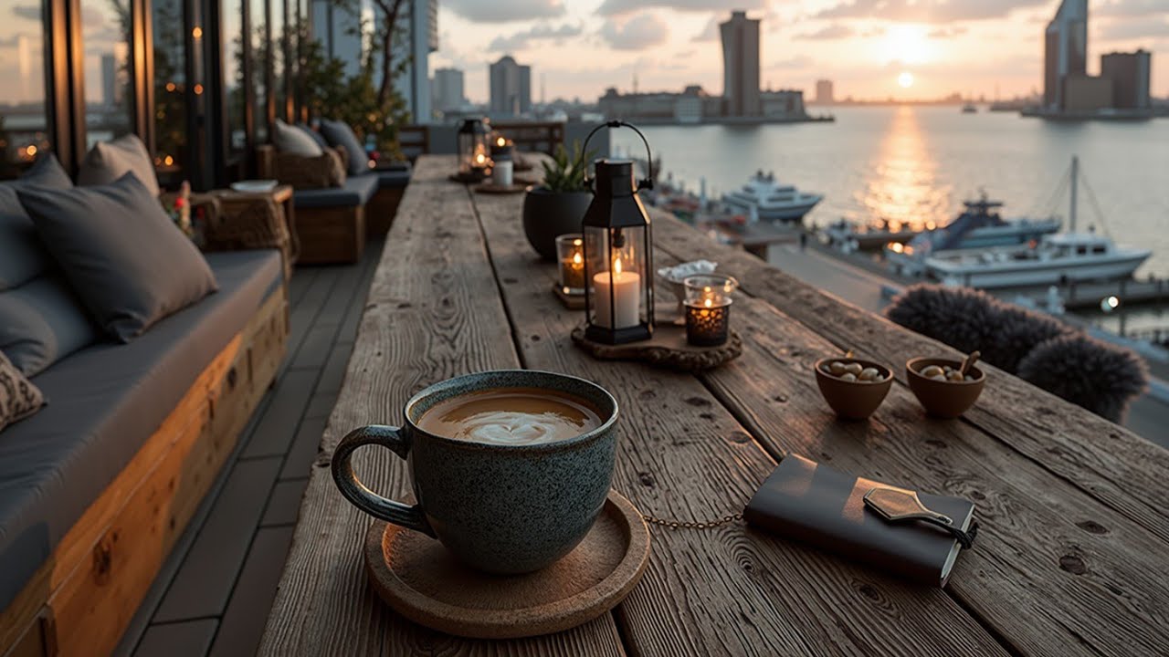 Bossa Nova Lounge Jazz Cafe - Расслабляющая мелодичная фортепианная музыка для чилаута на закате