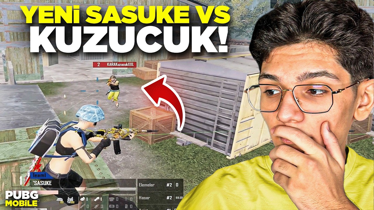 13 YAŞINDAKİ SASUKEYLE KUZUCUĞU VS ATTIRDIM! - PUBG MOBİLE