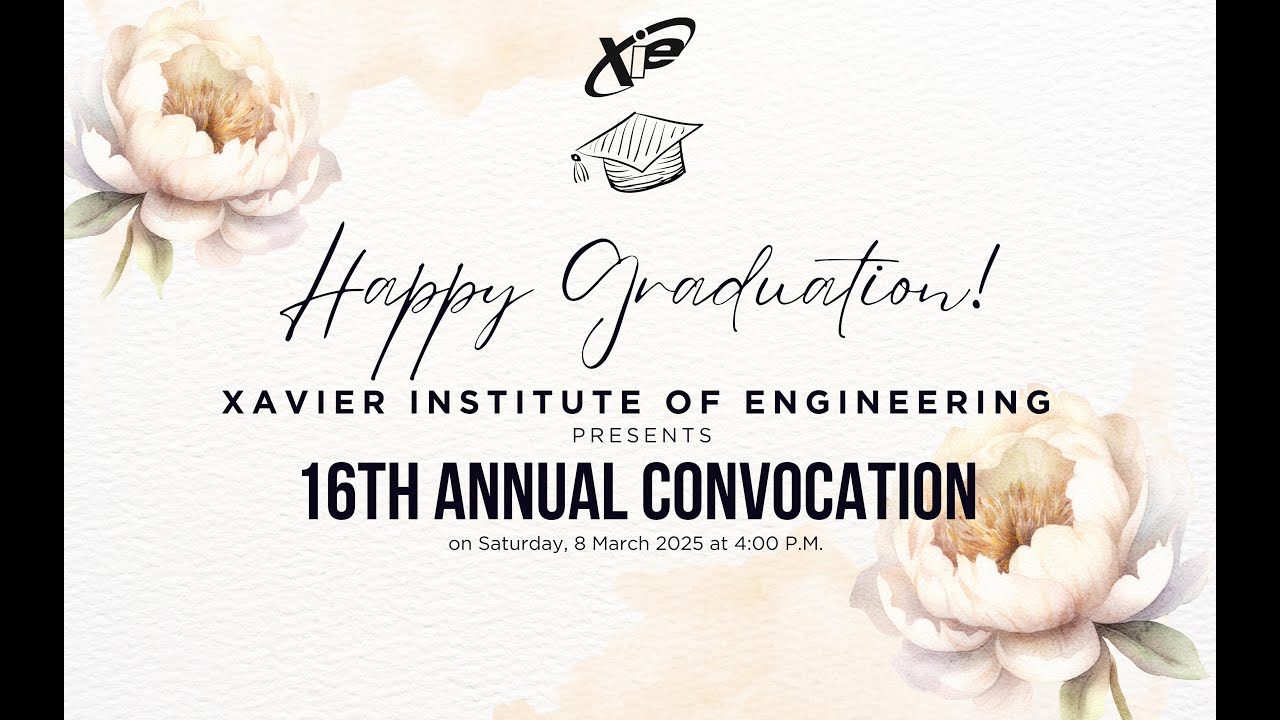 16th CONVOCATION XIE LIVE | 08-03-2025