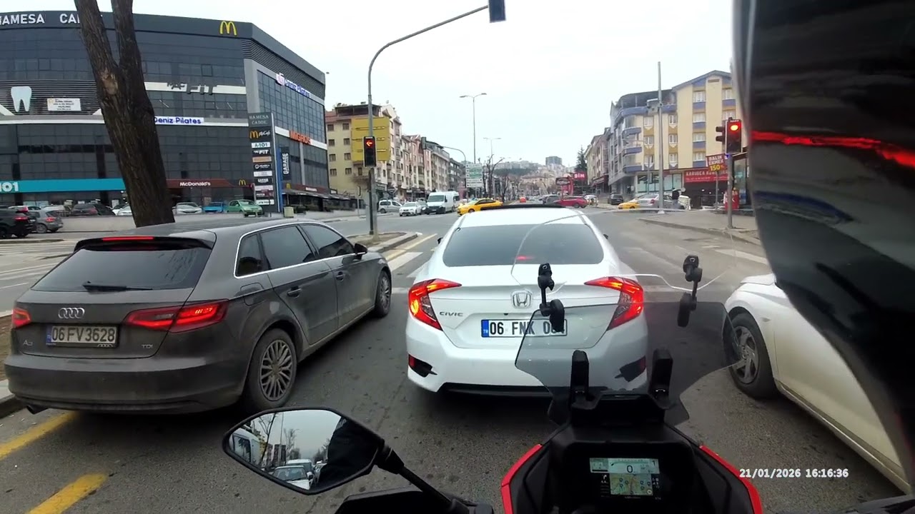 Ankara trafik güncesi (Ankara ayazında kısa bir tur..)