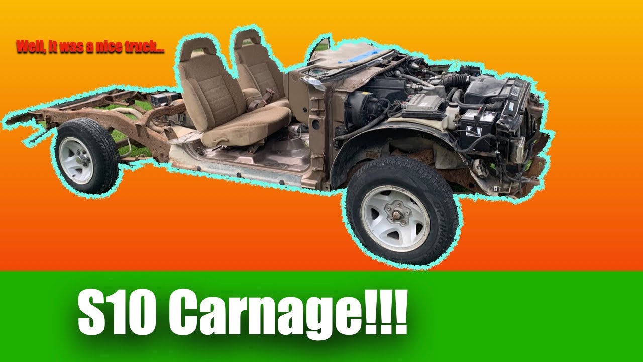 Chevy S10 tear down! | 1969 Chevy Corvair/s10 chassis swap part 2.