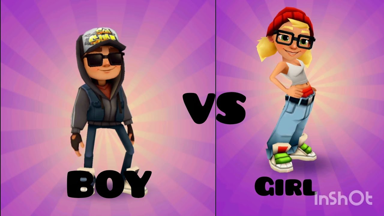 Boy VS girl subway surfers game play #सबवेसर्फर्स गेम प्ले #न्यूस्कोर