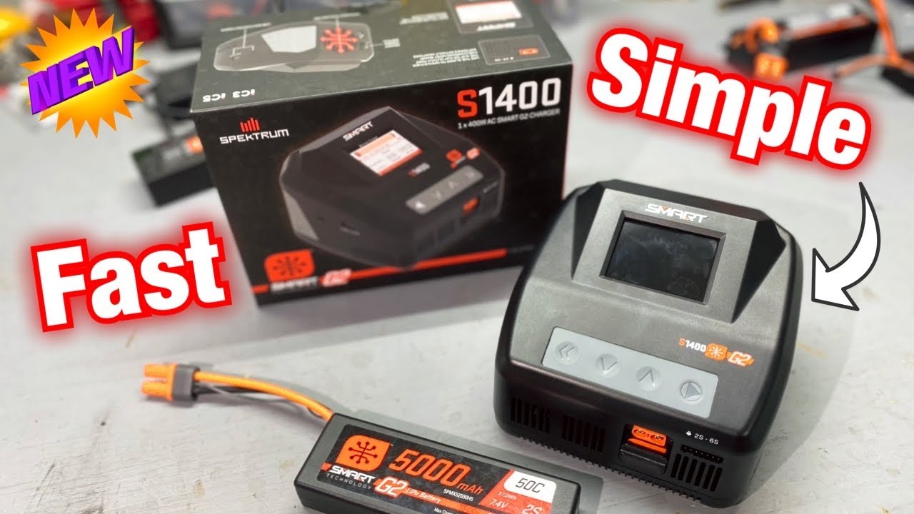 Spektrum S1400 G2 Smart Charger Review. Charging is fun now.