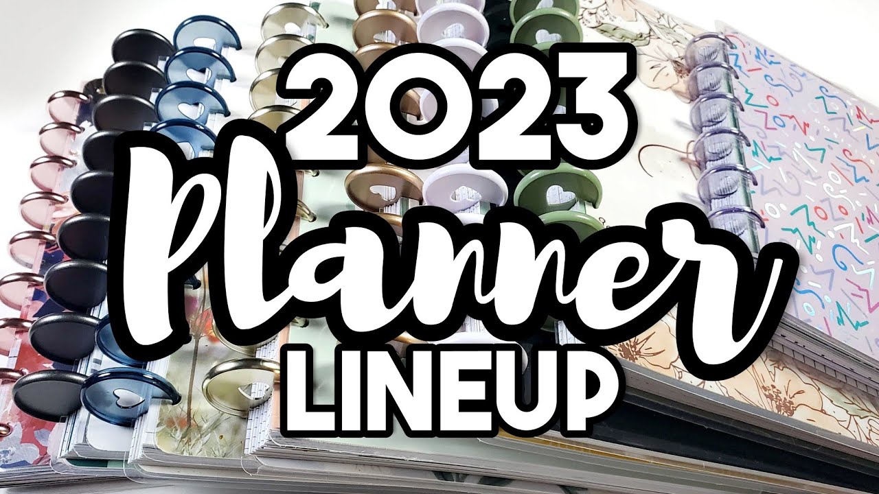 2023 PLANNER LINEUP 🥳 | Top Happy Planner Picks & More| What made the cut and how I plan to use them