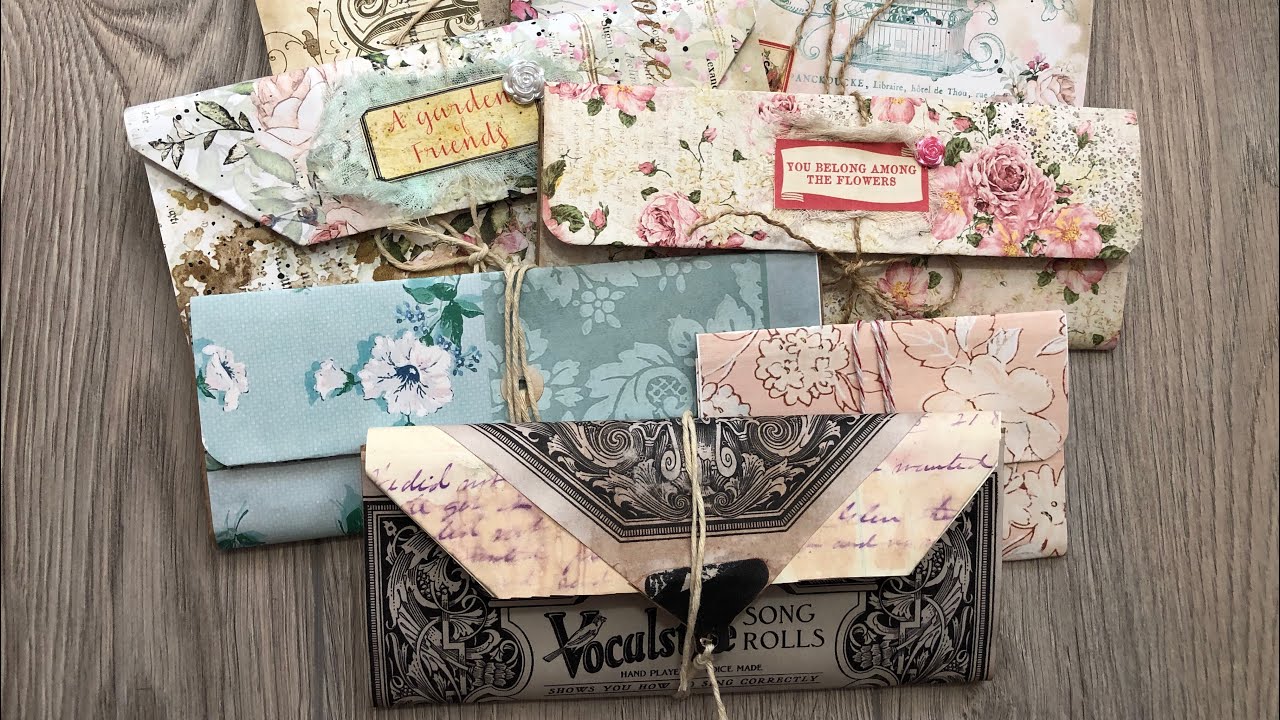 EASY Paper Bag Clutch - with a twist! Pen Pal Mail Ideas - Craft with Me. Tutorial