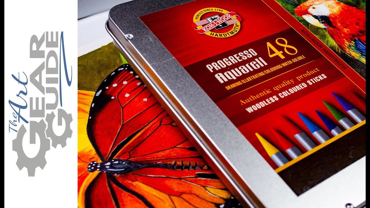Koh-I-Noor Progresso Aquarell Butterfly Painting