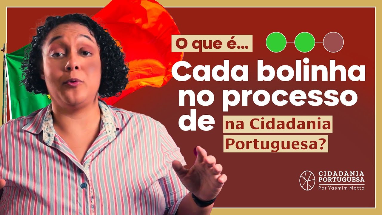 O que significa cada bolinha no acompanhamento online da cidadania portuguesa