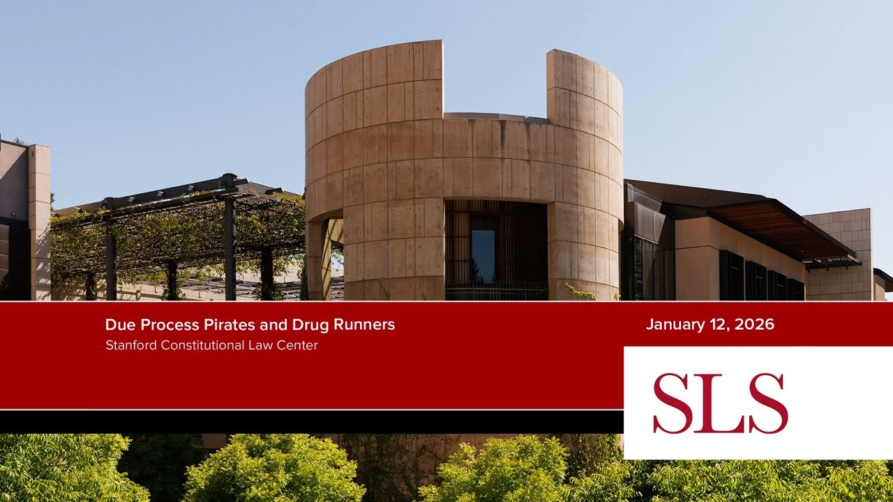 Due Process, Pirates, and . . . Drug Runners?