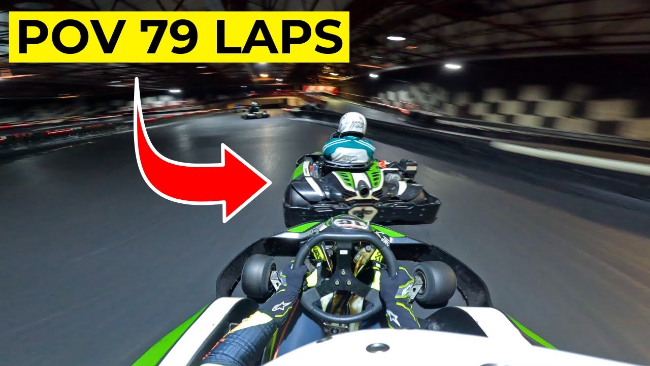 POV of 24 hour Indoor Karting Endurance Race Stint (WorldKarts, Kortrijk, Belgium)