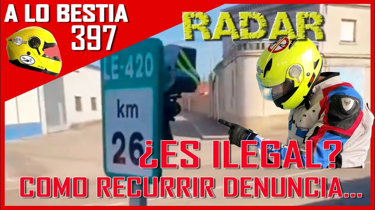 😡RECURRE LA DENUNCIA DEL RADAR EN LAS SEÑALES #DESTERRADO 🚫 [A LO BESTIA 397] ¿CÓMO RECURRIR?