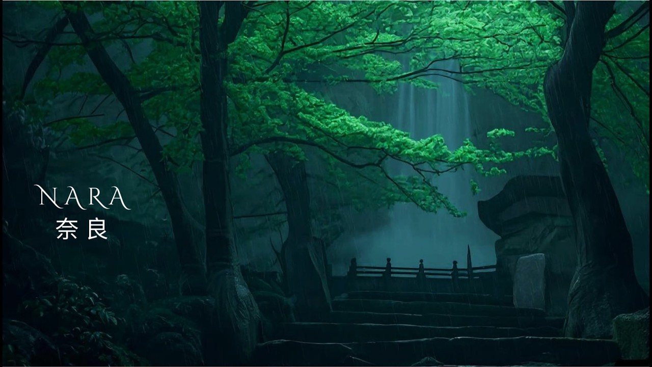 NARA (奈良) - Lush Green Forest Ambience | Japanese Zen Music | Relax Work