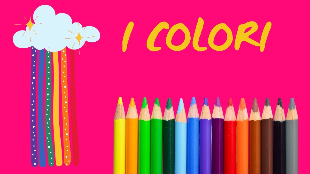 I COLORI - italiano L2/LS - الألوان - রং - رنگ