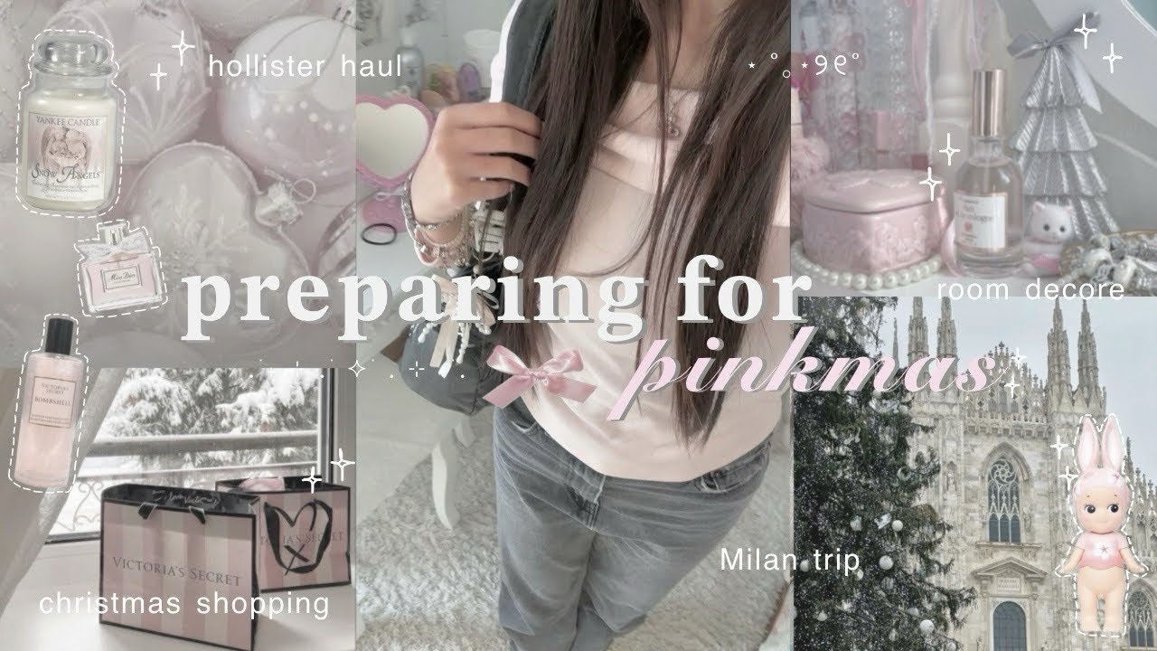 Сезон розового Рождества✧.*❄️🎀Рождественские покупки и приобретения, украшение комнаты, поездка в...