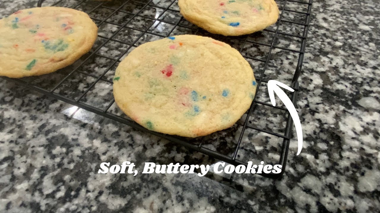 Funfetti Cookies made 100% from scratch 