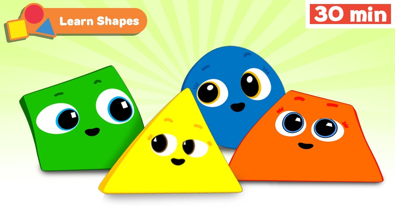 Shapes School | Educational videos for Babies | Learn Shapes for kids | Square + | First University