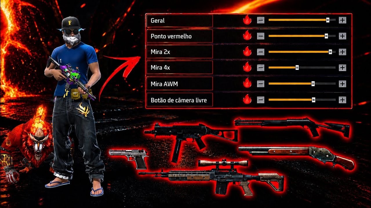 Free Fire Max Auto Headshot Trick 2026 Sensitivity | 2gb, 4gb, 6gb Ram Headshot Sensitivity Setting
