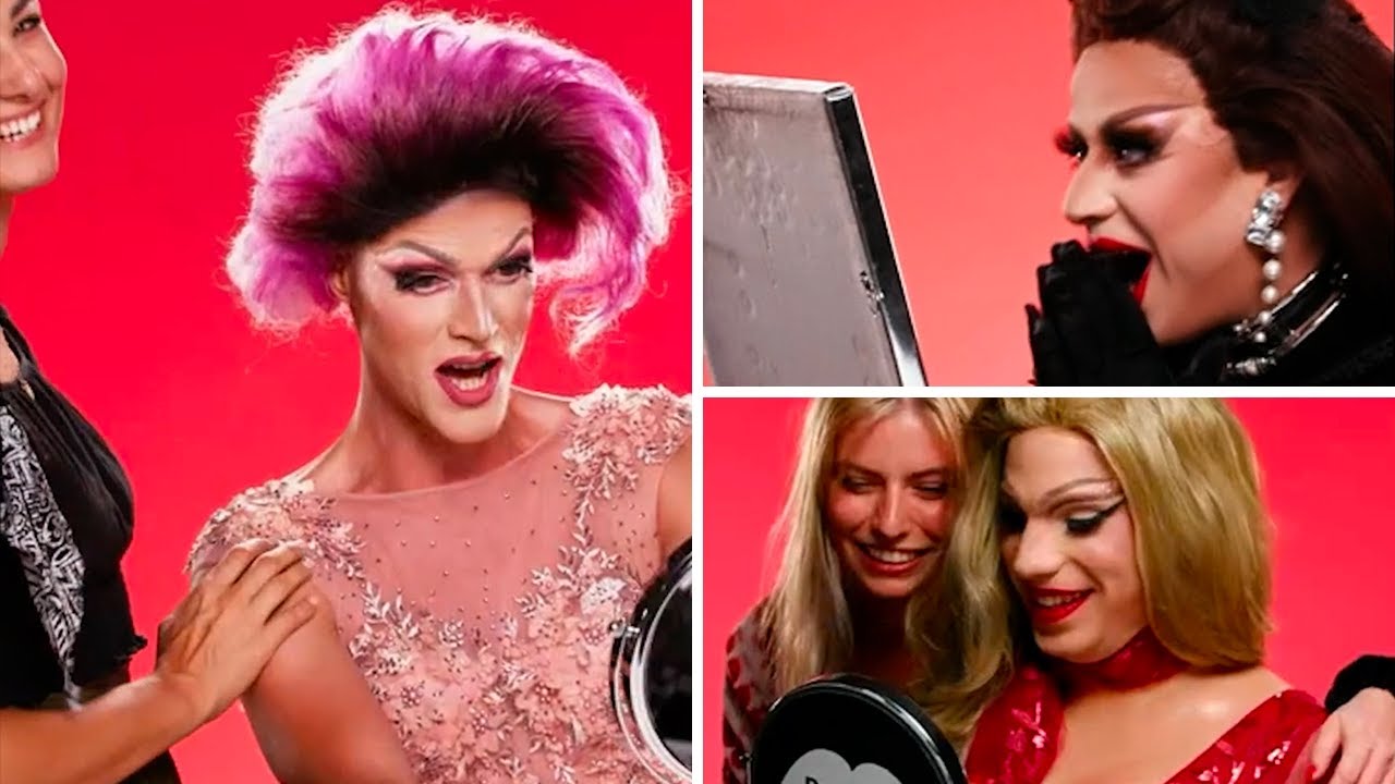 MEN GET TRANSFORMED INTO DRAG QUEENS