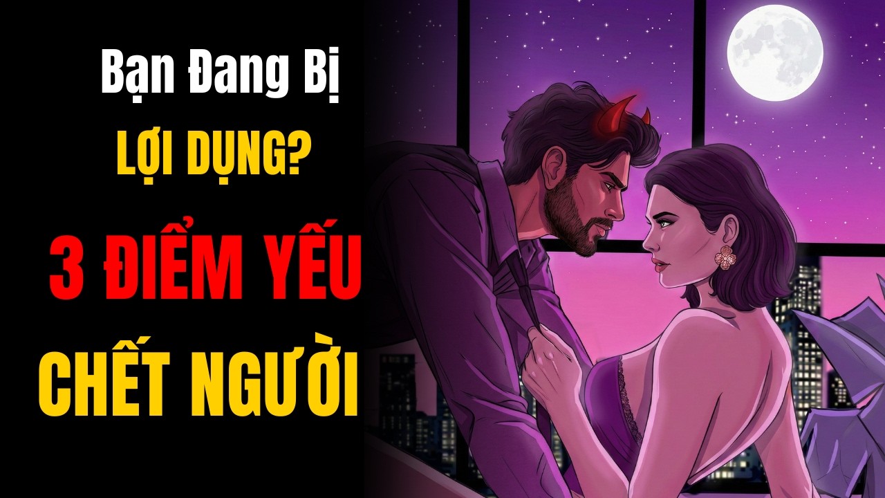 3 ĐIỂM YẾU Khiến Phụ Nữ Dễ Dàng Lợi Dụng Bạn (ĐA SỐ ĐÀN ÔNG KHÔNG NHẬN RA)