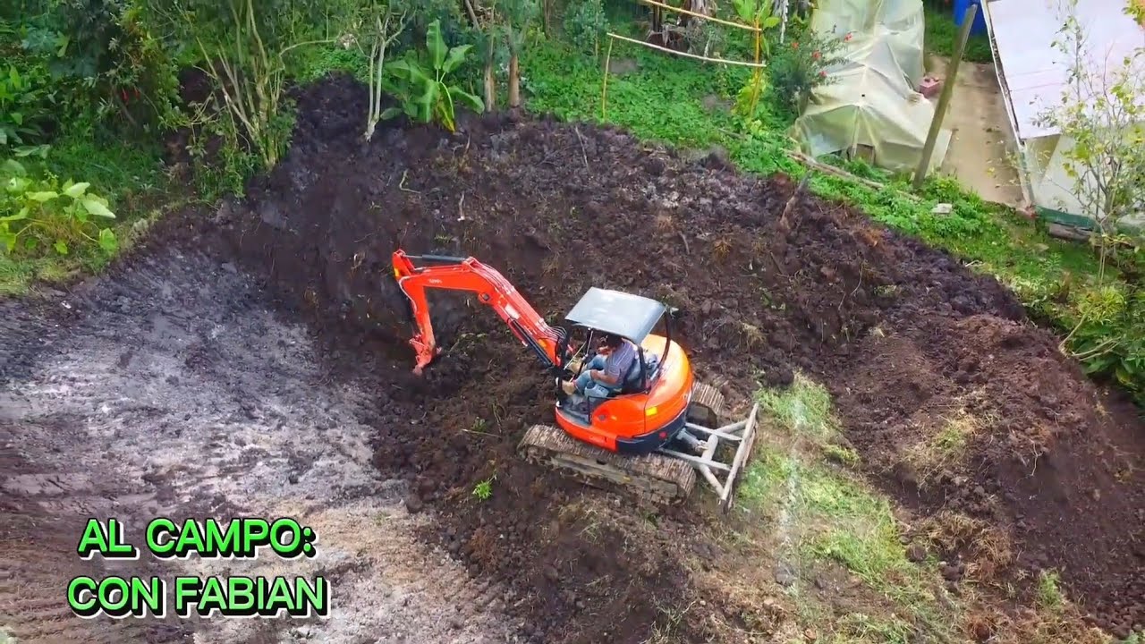  ASI CONSTRUIMOS UN RESERVORIO DE GRAN IMPORTANCIA EN LA FINCA