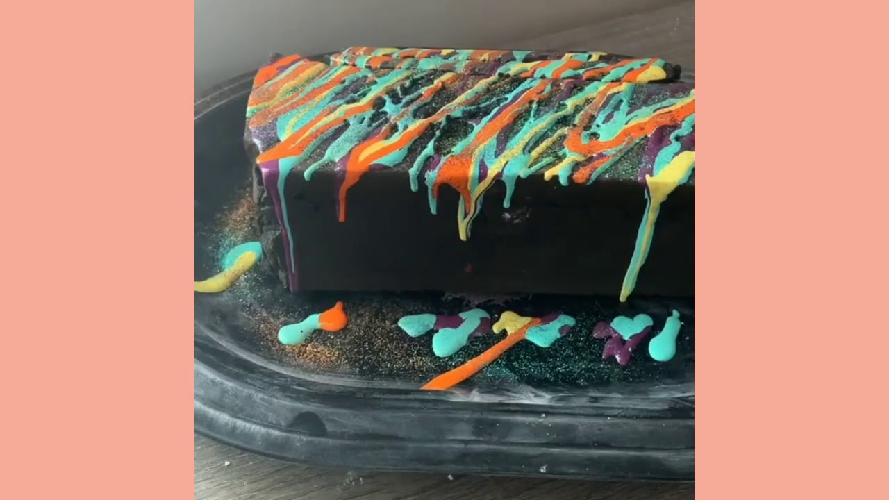 Crushing burnt floral foam #1