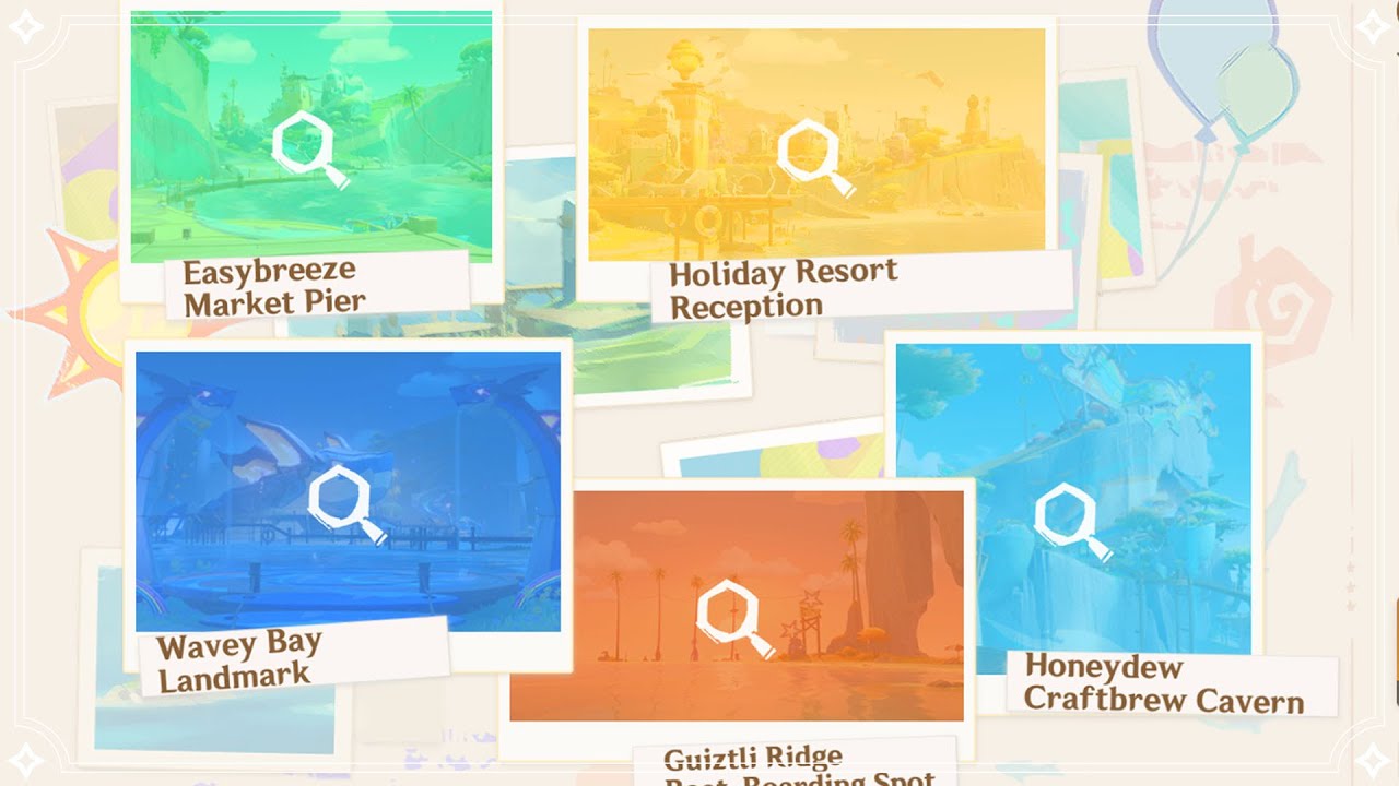 Landmark Memento Locations | World Quests & Puzzles |【Genshin Impact】