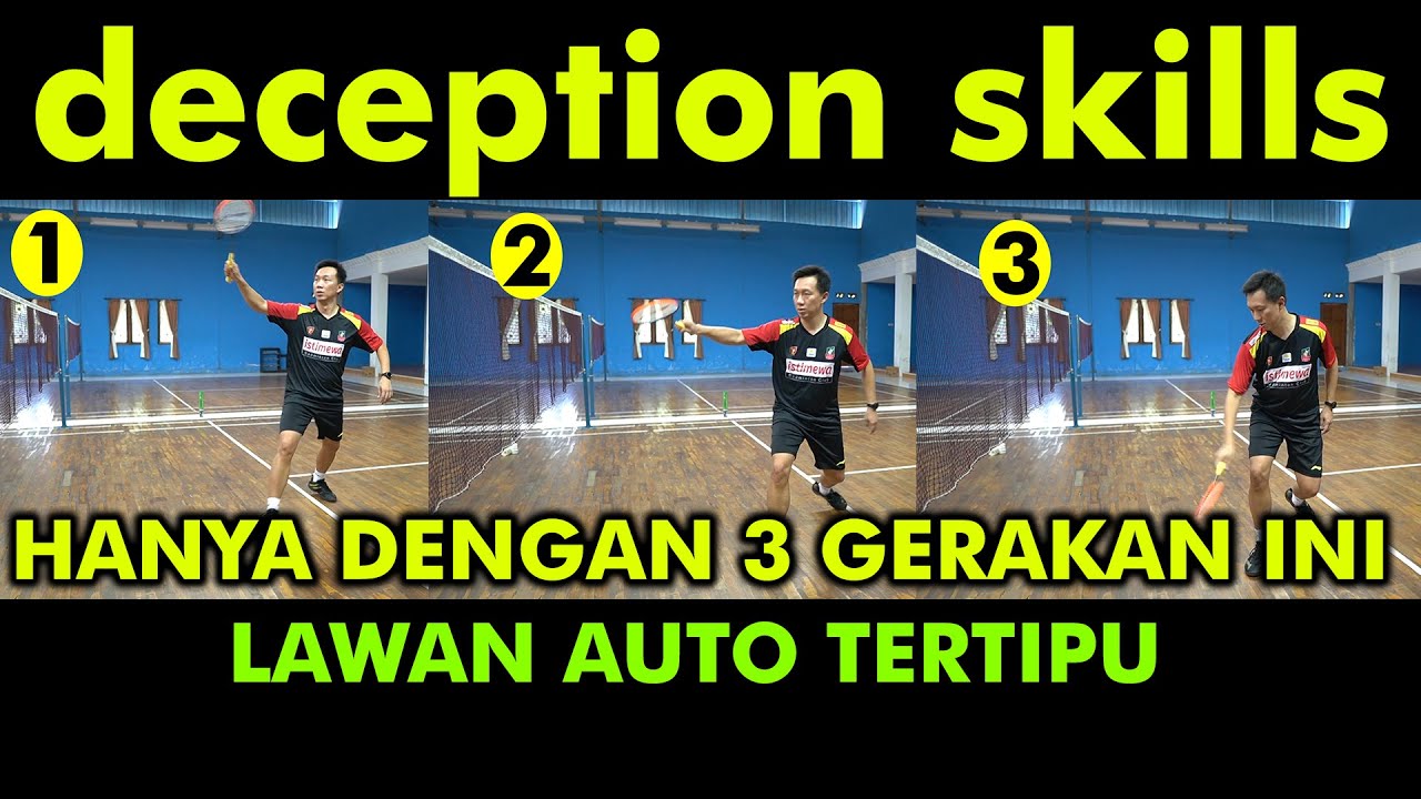 short video DECEPTION SKILLS ITU MUDAH [ 3 Gerakan yang akan mengecoh Lawan ]
