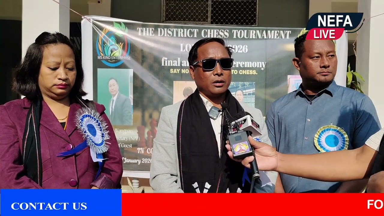Closing Ceremony of the First Ever Longding District Chess Tournament