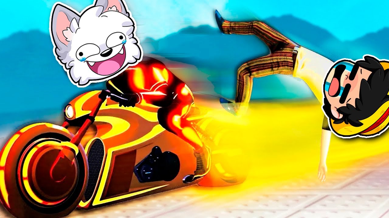 GTA 5: ¡ATROPELLAMOS YOUTUBERS con SUPER MOTOS! 💥😂 GTA V con Los PANAS