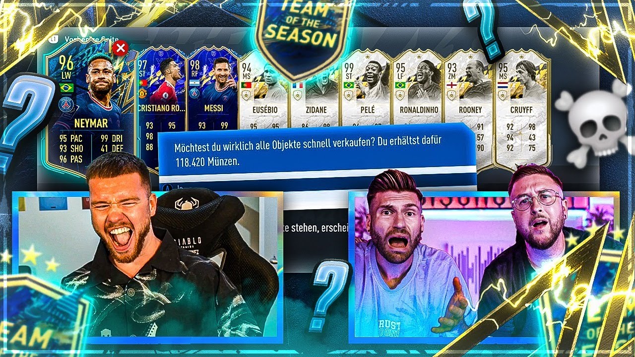 FIFA 22: WER GEHT PLEITE INS TOTS durch DISCARD QUIZ ☠️☠️ ACCOUNT WIRD GELÖSCHT