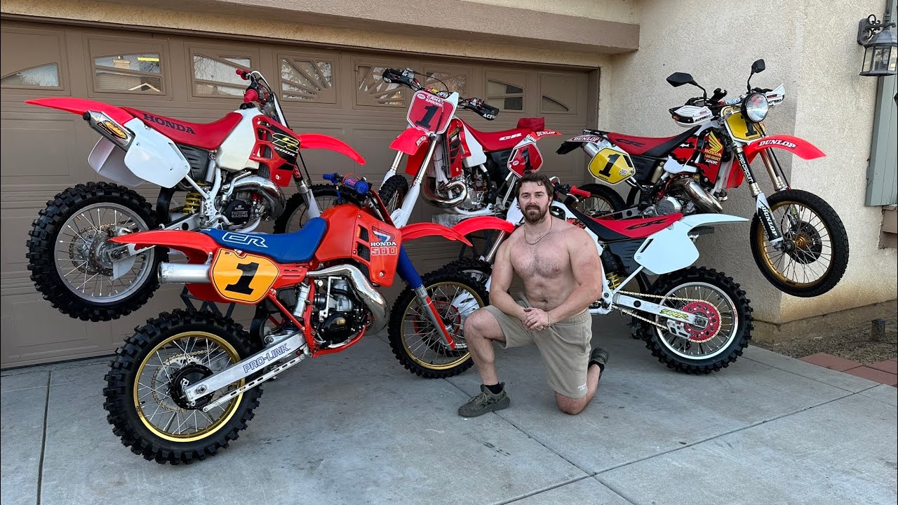 Mint Cr500 collection! Honda CR500s crazy!