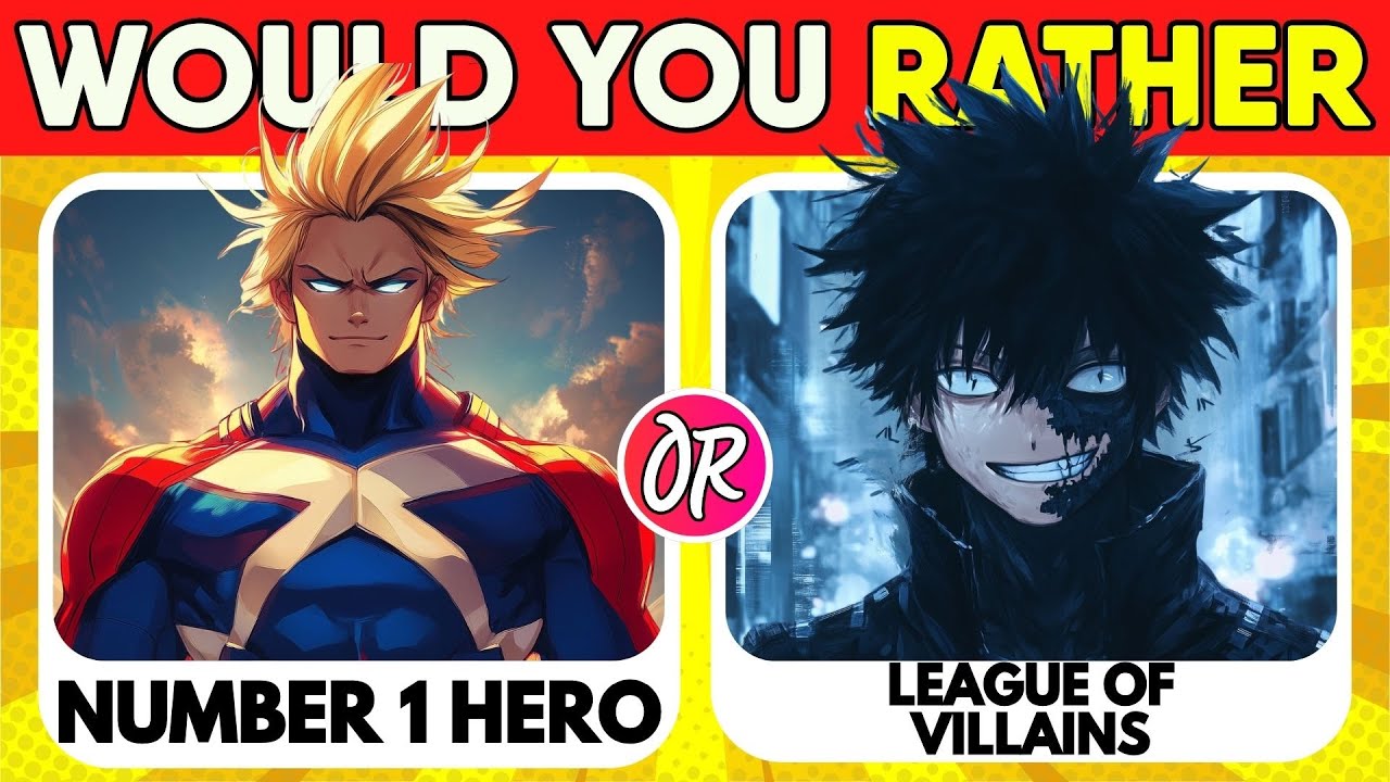 Что бы вы предпочли? Издание «Моя геройская академия» | Топ-50 Boku No Hero Academia | Случайные ...