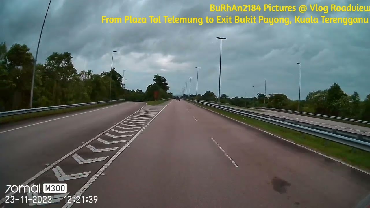 Vlog roadview from Plaza Tol Telemung to Bukit Payong, Kuala Terengganu