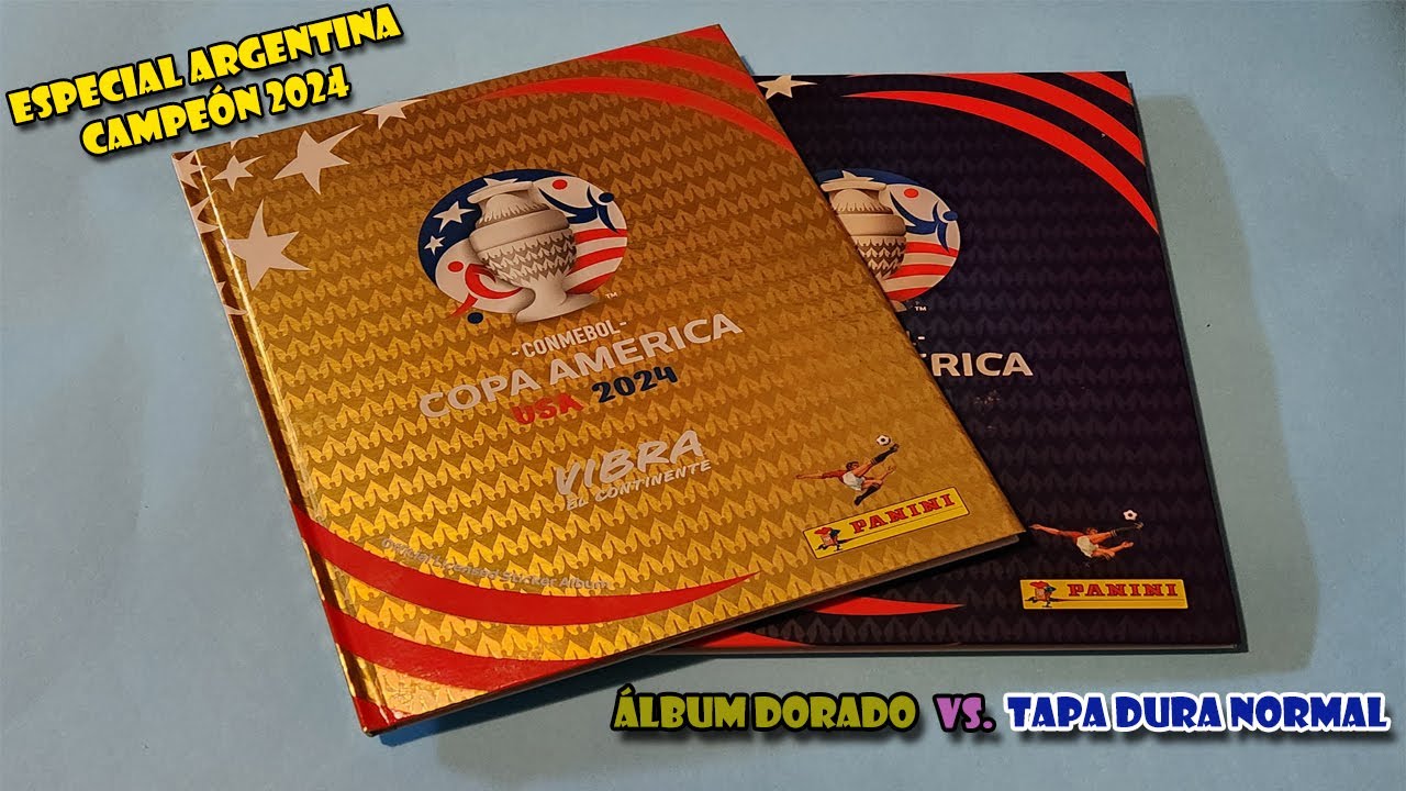 ÁLBUM DORADO COPA AMÉRICA 2024 l COMPARATIVA Y REVIEW